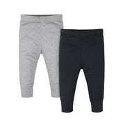 Onesies Brand Baby Neutral Pants, 2-Pack, Sizes Newborn - 6/9 Months